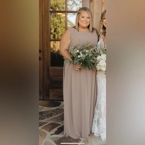 Kennedy Blue Dresses | Kennedy Blue Bridesmaid Dress | Color: Tan | Size: 22 | Chelsea008's Closet Kennedy Blue Dresses | Kennedy Blue Bridesmaid Dress | Color: Tan | Size: 22 | Chelsea008's Closet